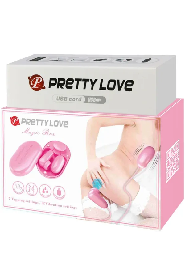 Magic Box Vibrationskugel & Rosa Stimulator von Pretty Love Smart kaufen - Fesselliebe