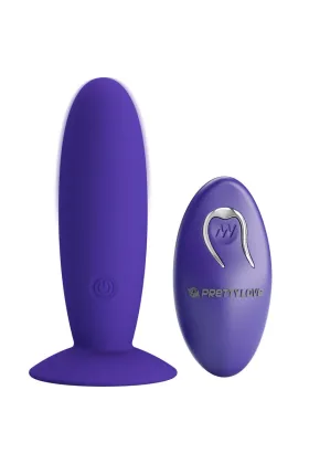 Jugendplug Analvibrator mit Fernbedienbares Violett von Pretty Love Youth