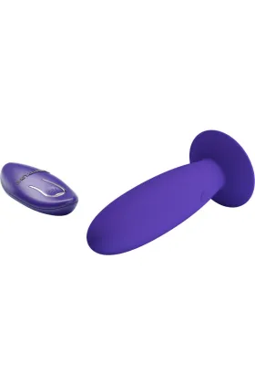 Jugendplug Analvibrator mit Fernbedienbares Violett von Pretty Love Youth