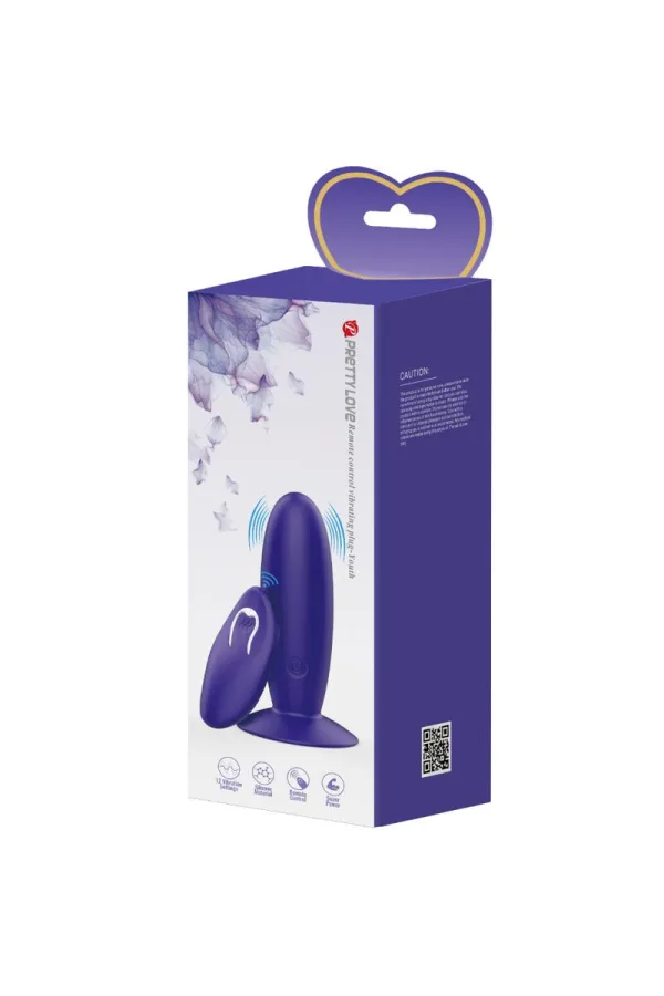 Plug Analvibrator mit Fernbedienung Violett von Pretty Love Youth kaufen - Fesselliebe