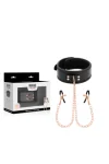 Begme Schwarz Edition Halsband mit Nippelklemmen von Begme Black Edition kaufen - Fesselliebe