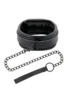 Full Schwarz Halsband mit Leine von Darkness Bondage kaufen - Fesselliebe