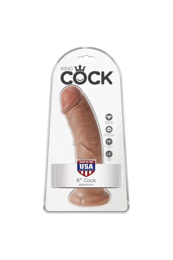 Realistischer Dildo 19,5 Cm Karamell von King Cock kaufen - Fesselliebe