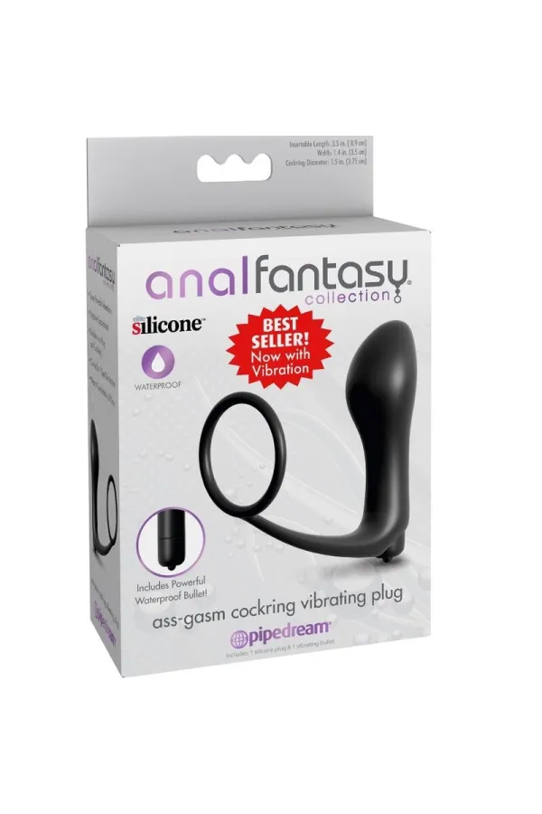 ASS-GASM Penisring mit Prostatavibrator Plug von Analfantasy kaufen - Fesselliebe