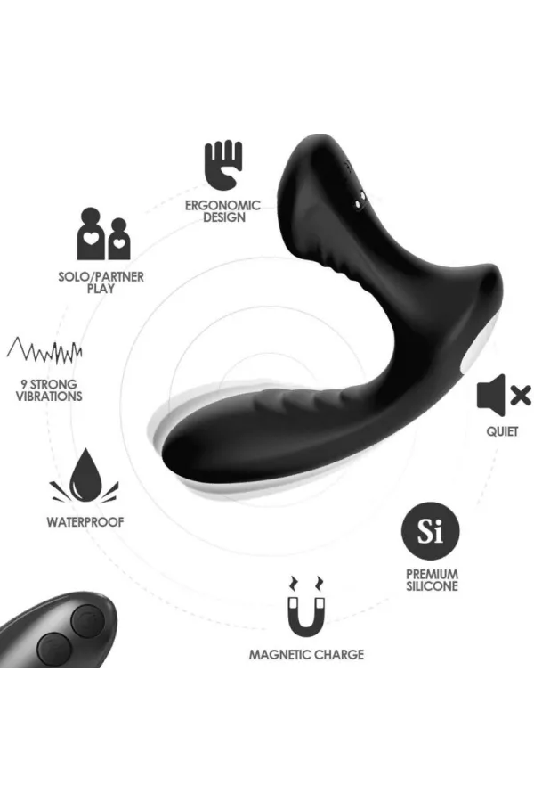 Storm Vibrator Anal Prostata & Stecker Fernbedienung Schwarz von Armony For Him kaufen - Fesselliebe