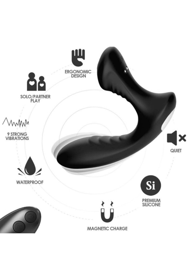 Storm Vibrator Anal Prostata & Stecker mit Fernbedienung Schwarz von Armony Anal kaufen | Fesselliebe