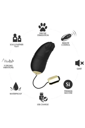 Kitty Egg Vibrator G-Spot Fernbedienung Schwarz von Armony Stimulators kaufen - Fesselliebe