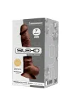 Modell 1 Realistischer Dildo Premium Silexpan Silikon Braun 17,5 cm von Silexd kaufen - Fesselliebe