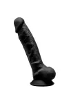 Modell 1 Realistischer Penis Premium Silexpan Silikon Schwarz 17.5 cm von Silexd