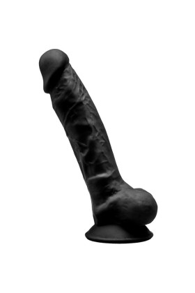 Modell 1 realistischer Penis Premium Silexpan Silikon Schwarz 17.5 cm von Silexd kaufen | Fesselliebe