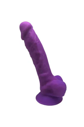 Modell 1 Realistischer Dildo Premium Silexpan Silikon Violett 17,5 cm von Silexd kaufen - Fesselliebe