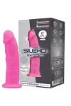 Modell 2 Realistischer Penis Premium Silexpan Silikon Fluoreszierendes Rosa 15 cm von Silexd kaufen - Fesselliebe