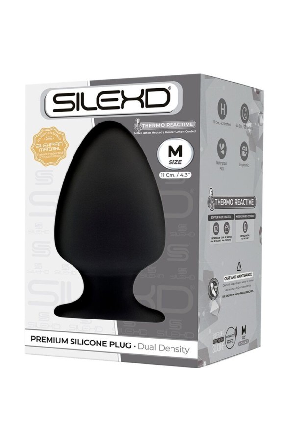 Modell 1 Analplug Premium Silexpan Silikon Premium Thermoreaktive Größe M von Silexd kaufen | Fesselliebe