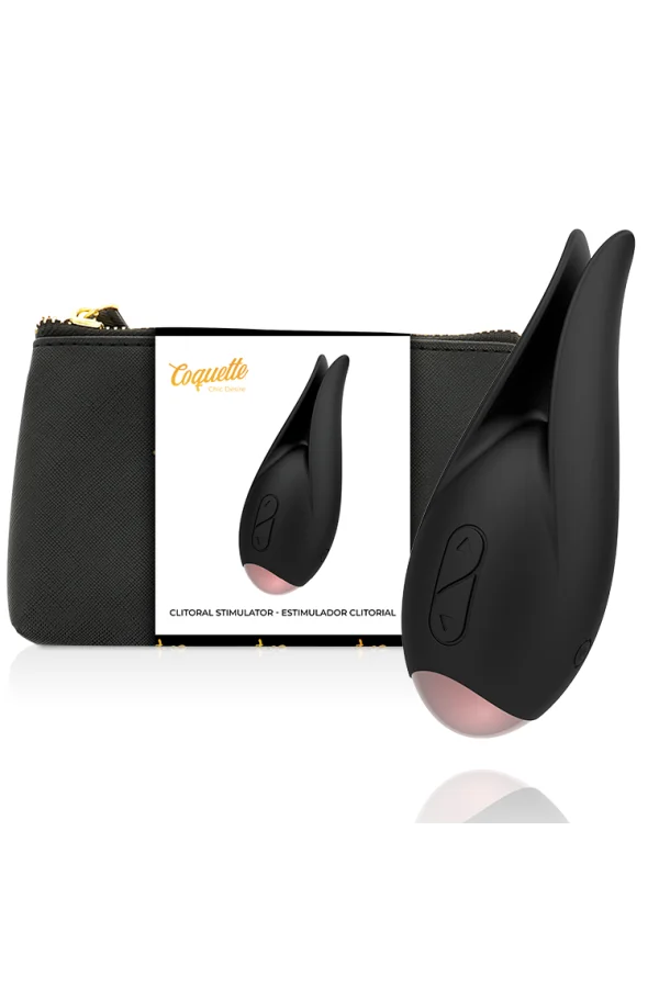 Chic Desire Klitorisorial Stimulator Schwarz / Gold von Coquette Toys kaufen - Fesselliebe