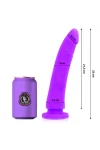 Dildo Lila Silikon 23 X 4.5 Cm von Deltaclub kaufen - Fesselliebe