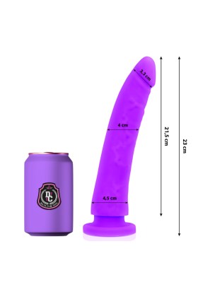 Toys Lila Dildo Medizinisches Silikon 23 cm -O- 4.5 cm von Deltaclub kaufen | Fesselliebe