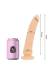 Dildo Hautfarben Silikon 23 X 4.5 Cm von Deltaclub kaufen - Fesselliebe