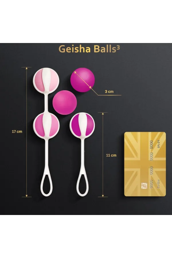 Set 5 Geisha-Bälle Zuckerrosa von G-Vibe kaufen - Fesselliebe