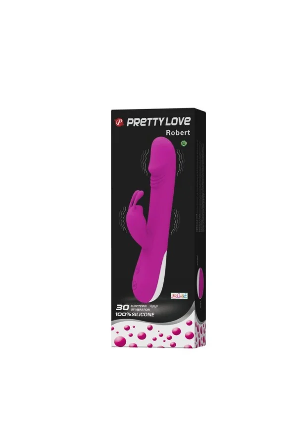 Flirtation Robert Vibrator mit Klitoris-Stimulator von Pretty Love Flirtation kaufen - Fesselliebe