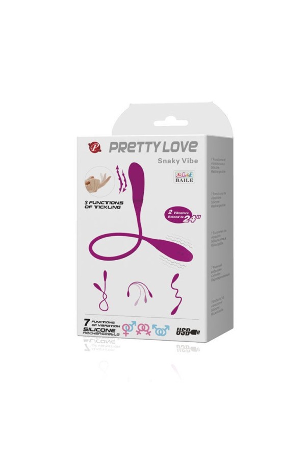 Smart - Snaky Vibe Vibrator 7v + 3 Tickling von Pretty Love Smart kaufen | Fesselliebe