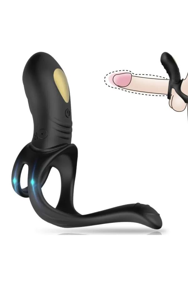 Joy Jumper Ringvibrator für Paare & Analplug Schwarz von Armony For Him kaufen - Fesselliebe