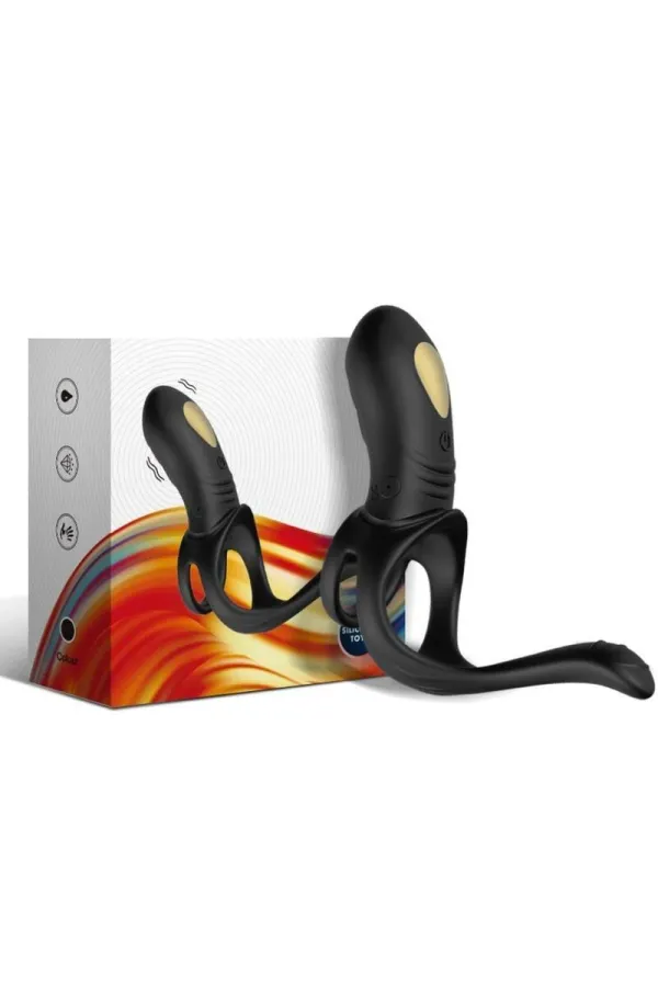 Joy Jumper Ringvibrator für Paare & Analplug Schwarz von Armony For Him kaufen - Fesselliebe