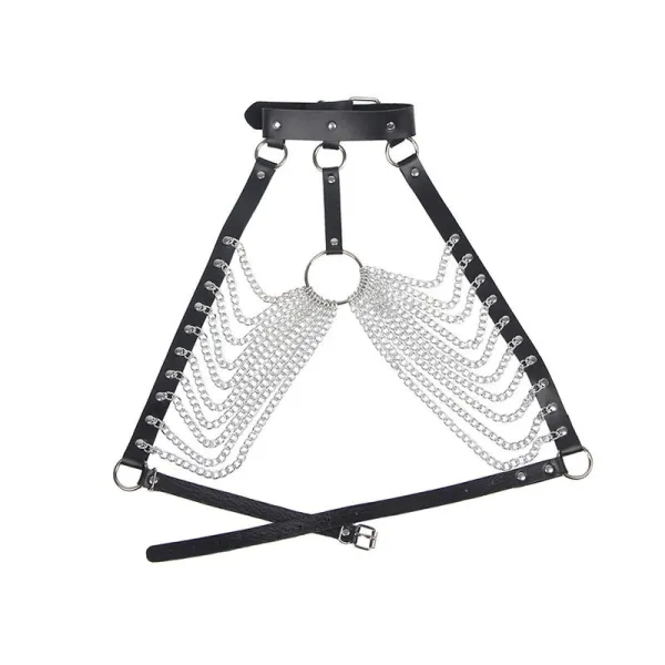 Brustharness mit Grossen Ringketten One Size (S-L) von Subblime Fetish kaufen | Fesselliebe