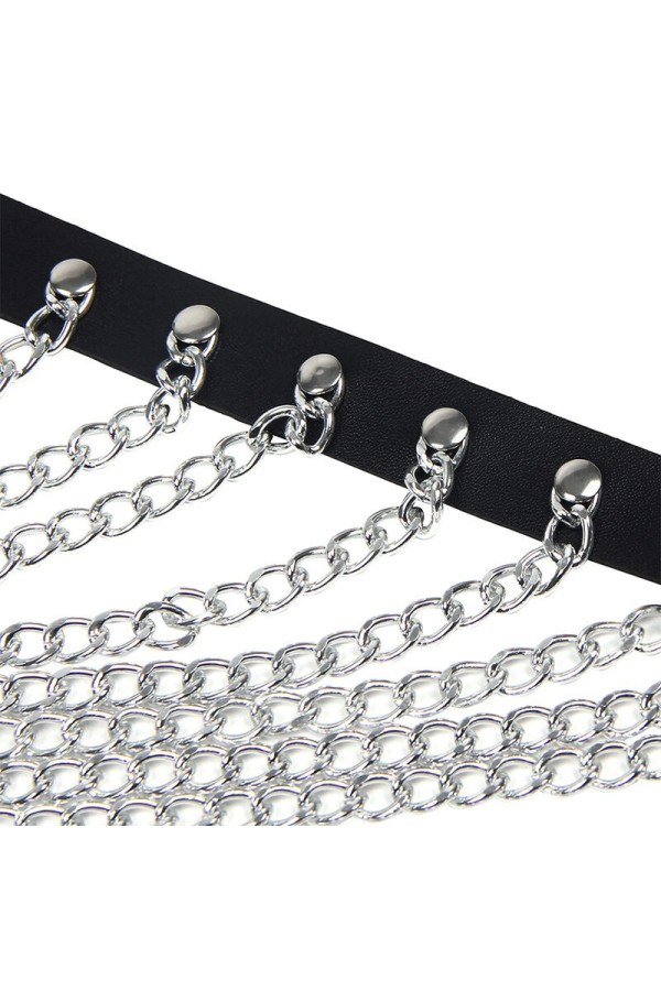 Brustharness mit Grossen Ringketten One Size (S-L) von Subblime Fetish kaufen | Fesselliebe