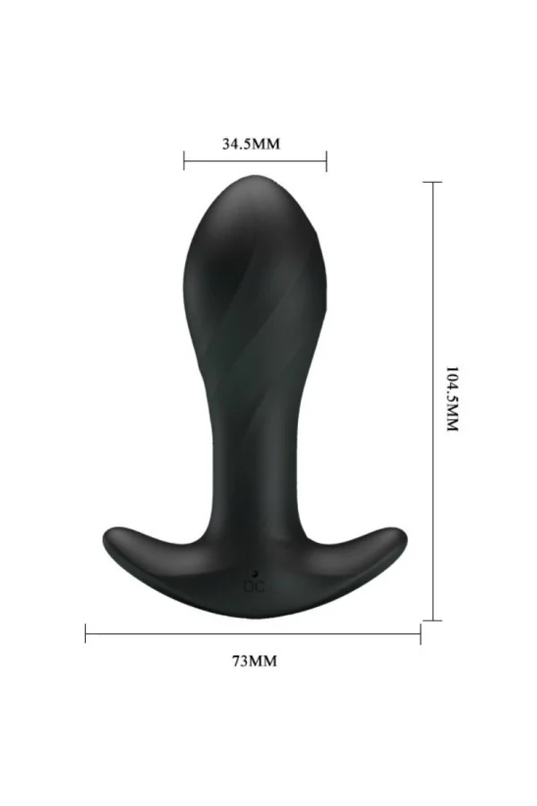 Schwarzer Analvibrator von Pretty Love Male kaufen - Fesselliebe