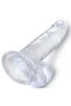 Realistischer Dildo mit Hoden 15,2 cm transparent von King Cock kaufen - Fesselliebe