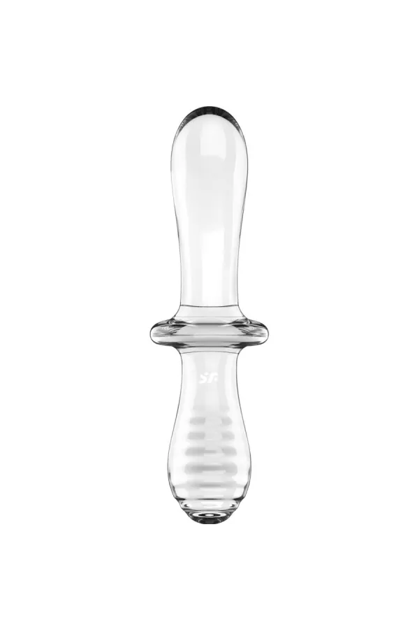 Doppel Kristall Dildo Transparent von Satisfyer Crystal kaufen - Fesselliebe