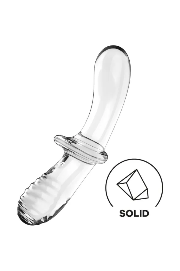 Doppel Kristall Dildo Transparent von Satisfyer Crystal kaufen - Fesselliebe