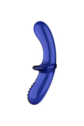 Doppel Kristall Dildo Blau von Satisfyer Crystal kaufen | Fesselliebe