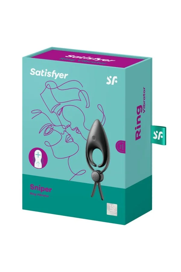 Sniper Ring Vibrator Schwarz von Satisfyer Ring kaufen - Fesselliebe