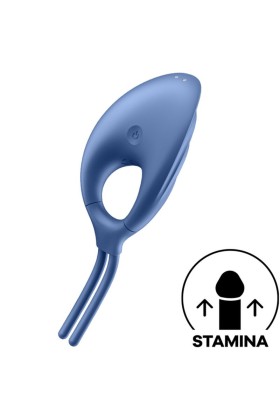 Swordsman Ringvibrator Blau von Satisfyer Ring kaufen | Fesselliebe