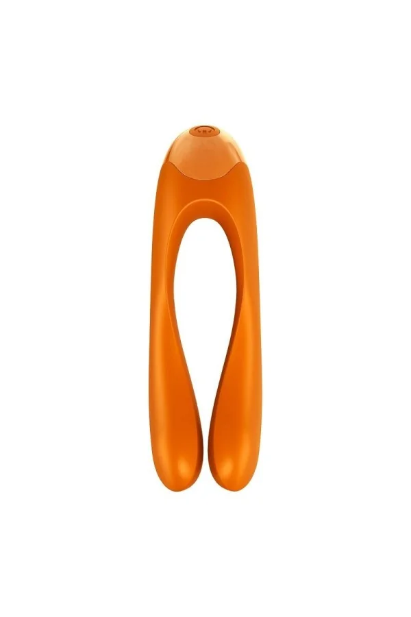 Candy Cane Finger Vibrator Orange von Satisfyer Vibrator kaufen - Fesselliebe