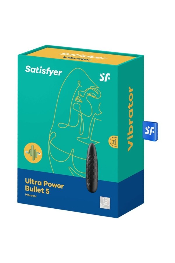 Ultra Power Bullet 5 Schwarz von Satisfyer Vibrator kaufen | Fesselliebe