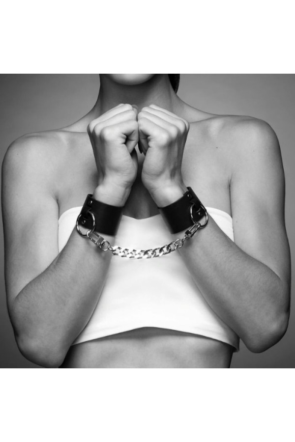 Breite Manschetten Schwarz von Bijoux Maze kaufen | Fesselliebe