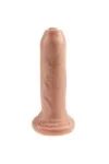 Realistischer Dildo Ungeschnittenes Fleisch 15 cm von King Cock