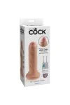 Realistischer Dildo Ungeschnittenes Fleisch 15 cm von King Cock