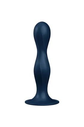 Double Ball-R Silikondildo Blau von Satisfyer Plugs