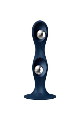 Double Ball-R Silikondildo Blau von Satisfyer Plugs kaufen | Fesselliebe