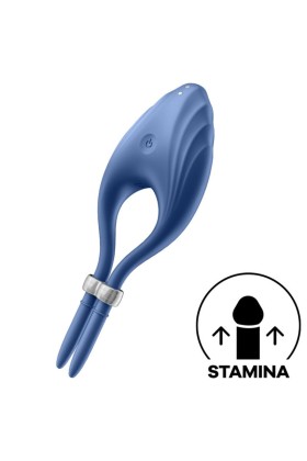 Duelist Ringvibrator Blau von Satisfyer Ring kaufen | Fesselliebe