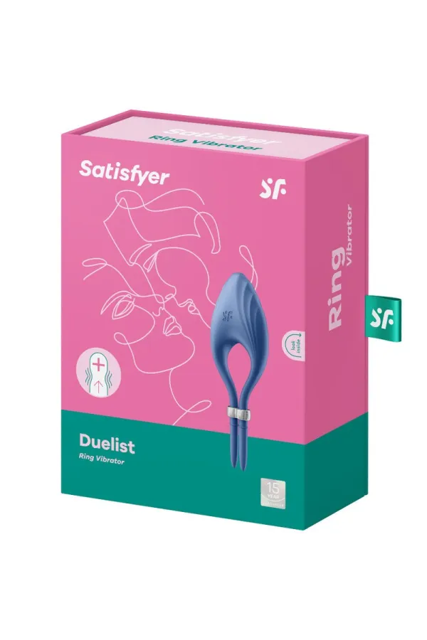 Duelist Ring Vibrator - Blau von Satisfyer Ring kaufen - Fesselliebe