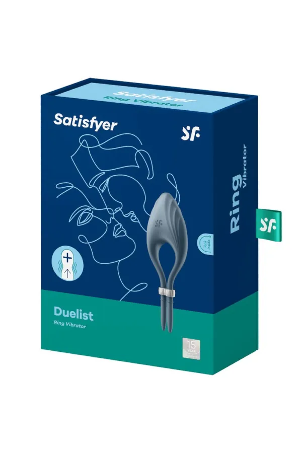 Duelist Ring Vibrator - Grau von Satisfyer Ring kaufen - Fesselliebe