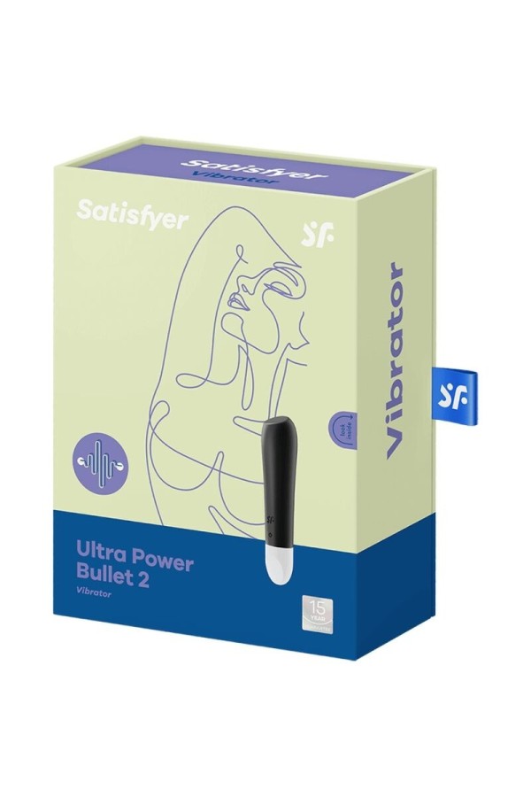 Ultra Power Bullet 2 Schwarz von Satisfyer Vibrator kaufen | Fesselliebe