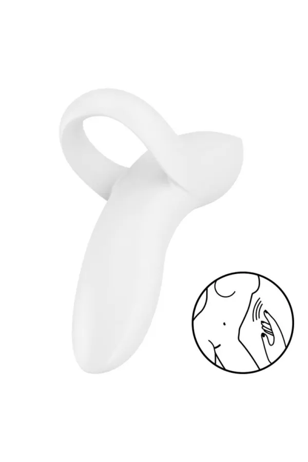 Bold Lover Fingervibrator Weiss von Satisfyer Vibrator kaufen - Fesselliebe