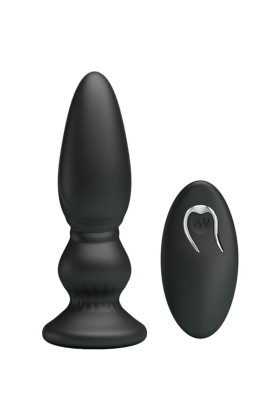 Leistungsstarker Vibrator mit Fernbedienung, Analstecker, Schwarz von Mr Play kaufen | Fesselliebe