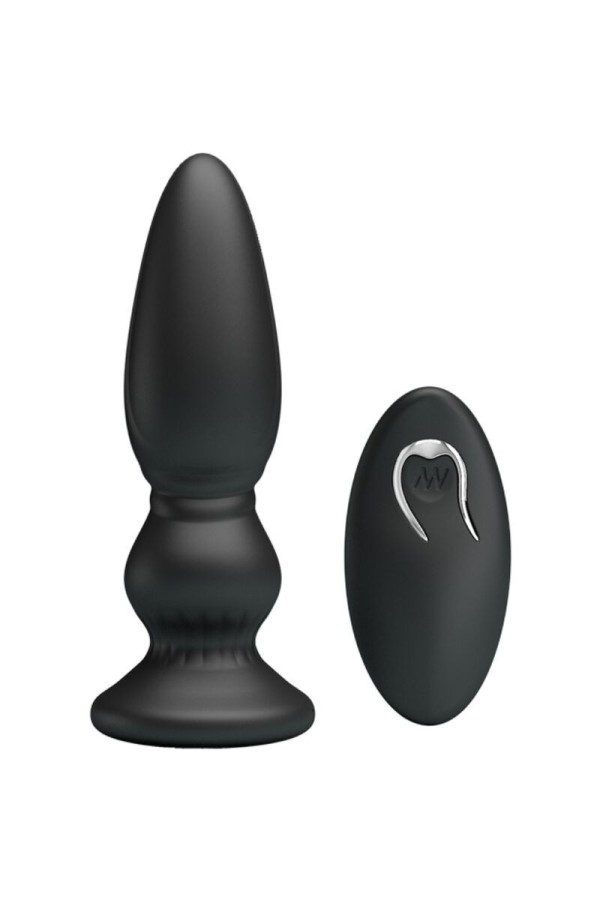 Leistungsstarker Vibrator mit Fernbedienung, Analstecker, Schwarz von Mr Play kaufen | Fesselliebe
