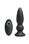 MR PLAY - LEISTUNGSSTARKER VIBRATOR MIT FERNBEDIENUNG, ANALSTECKER, SCHWARZ kaufen - Fesselliebe